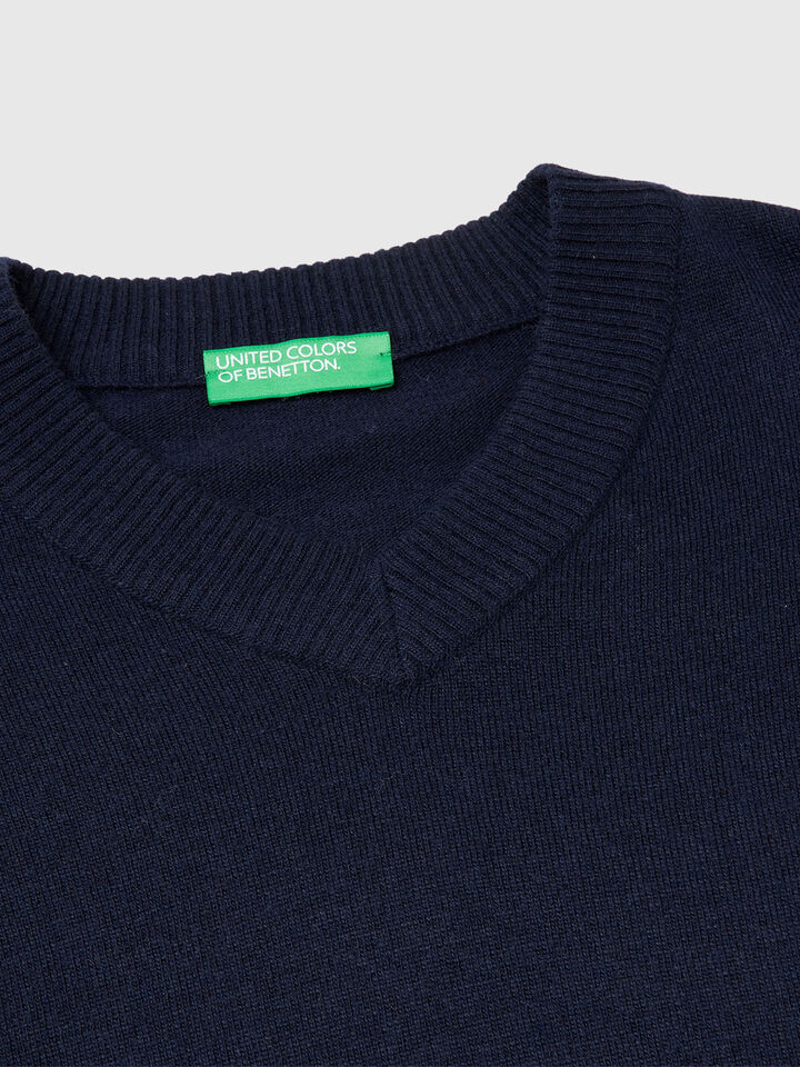 V NECK SWEATER L/S Femme image number 7